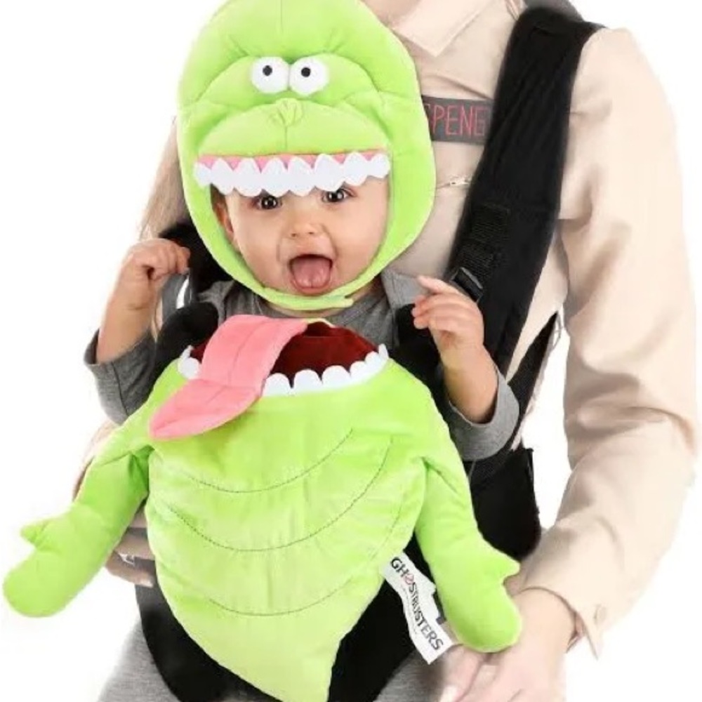 Ghostbusters Slimer Baby Halloween Costume 12–18M